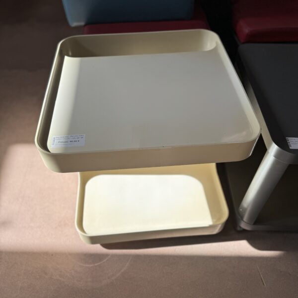 TAVOLINO CARRELLO BIANCO