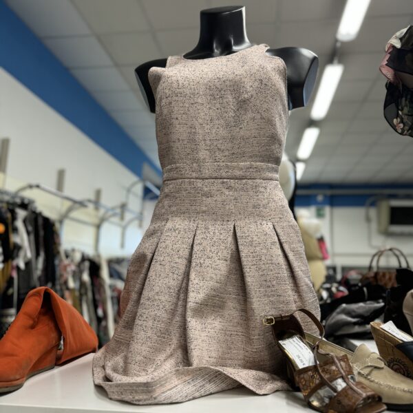 VESTITO ROSA GLITTERATO