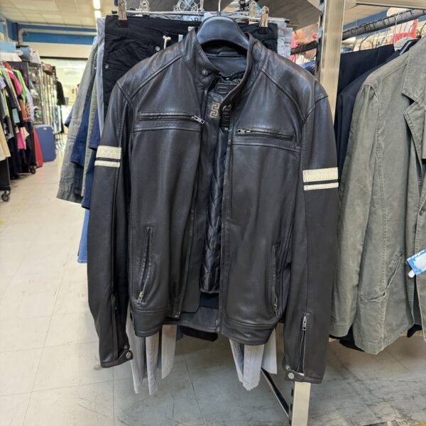 GIACCA IN PELLE DA MOTO