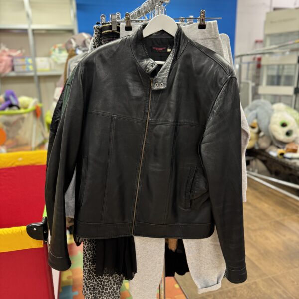 GIACCA IN PELLE NERA