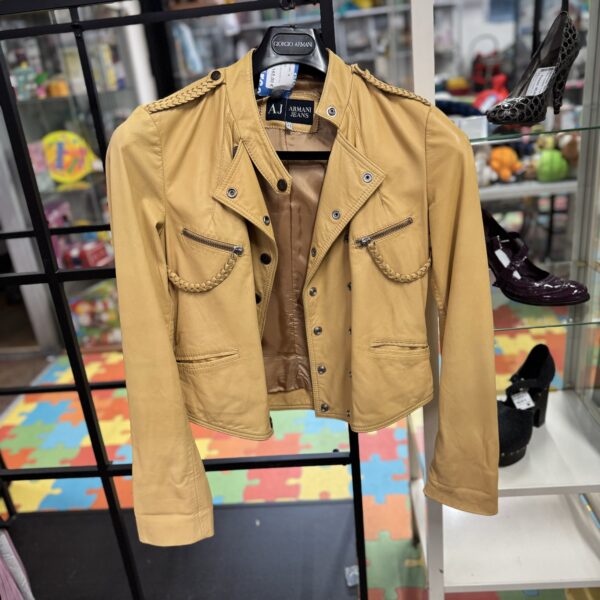 GIACCA PELLE ARMANI JEANS