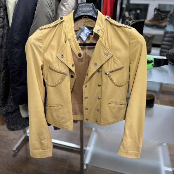 GIACCA IN PELLE ARMANI JEANS