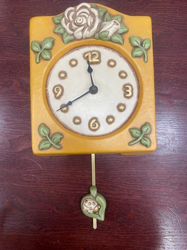 Orologio Thun Pendolo Beige Rose Foglie
