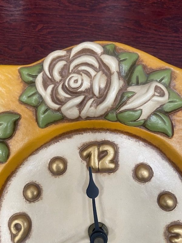 Orologio Thun Pendolo Beige Rose Foglie - immagine 3
