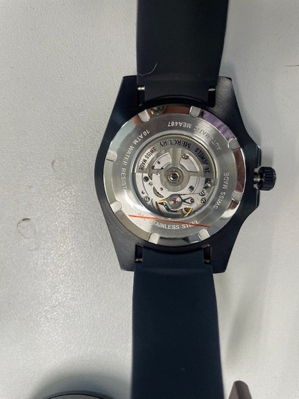 Orologio Mercury Nero Arancio - immagine 3