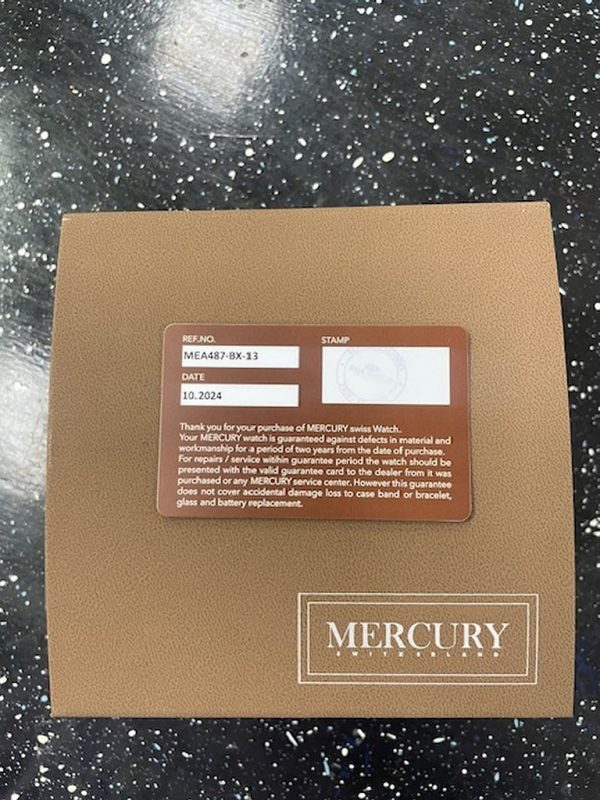 Orologio Mercury Nero Arancio - immagine 7