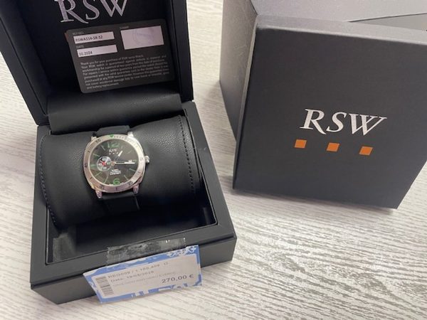 Orologio Rsw Nero E Verde