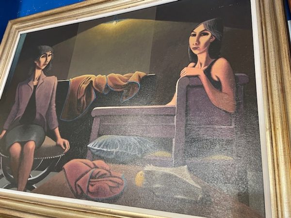 Quadro Grande Luce Due Donne Cavallari - immagine 5