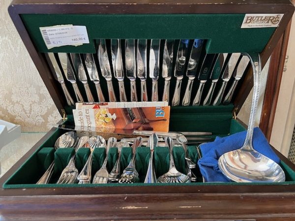 Serv Posate Scatola Legno Butler