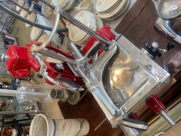 Affettatrice Swinford Rossa Restaurata E Funzionante - immagine 5
