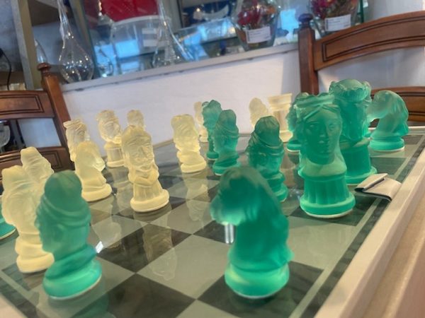 Scacchiera Nera Azzurra Bohemia - immagine 6