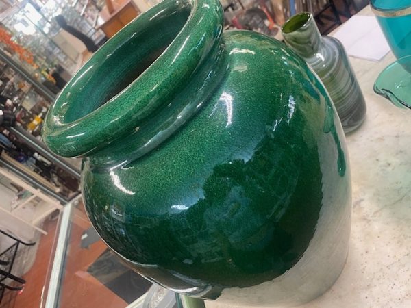 Vaso Fiori Verde Smeraldo Grande Pugi - immagine 3