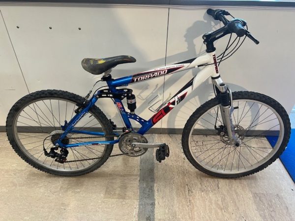 Bicicletta Mountain Bike Ragazzo Bianca Blu Marca Torpado