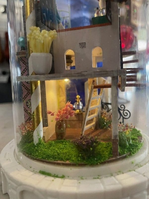 Decorazione Casa Cilindro Trasp - immagine 4