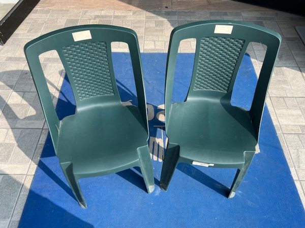 Sedia Plastica Verde - immagine 3