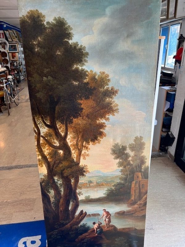 Quadri Scenografici Fiume Alberi 189x82cm Pz 2 - immagine 4