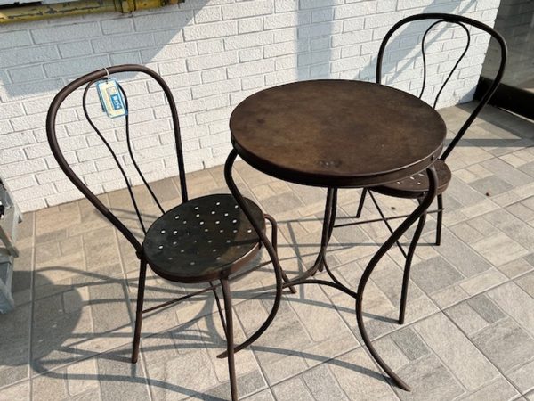 Tavolino + 2 Sedie Metà 900