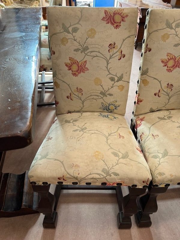 8 Sedie Imbottite Struttura Massello - immagine 3