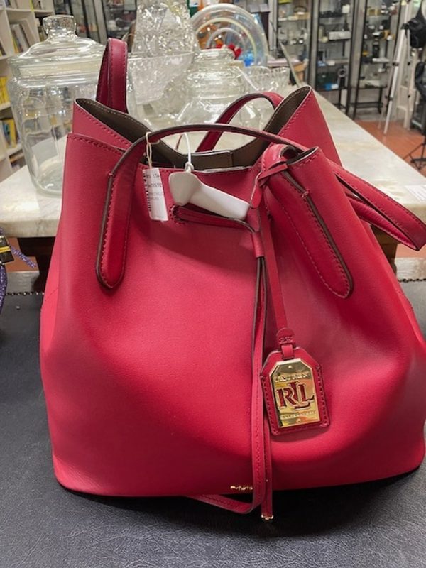 Borsa Secchiello Rosso Ciliegio Ralph Louren