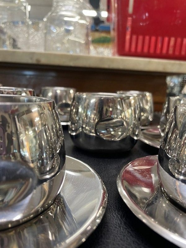 Serv Caffè Metallo Bombato 25pz - immagine 2