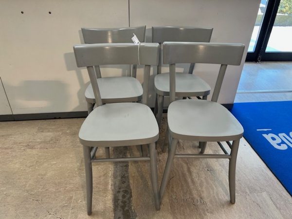 Sedie Vintage Grigio 4pz