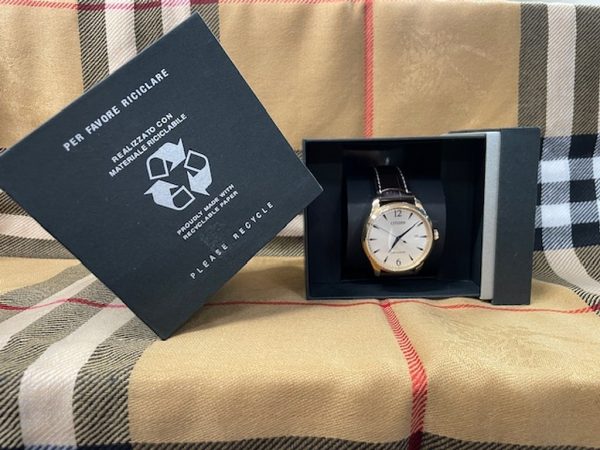 orologio citizen  Cinturino Pelle Marrone Scuro