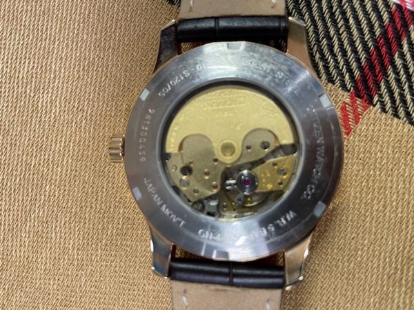 orologio citizen  Cinturino Pelle Marrone Scuro - immagine 5