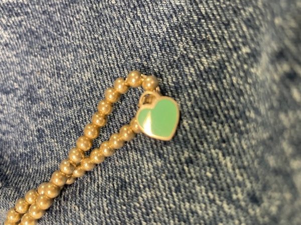 Bracciale Tiffany Cuore Azzurro - immagine 3