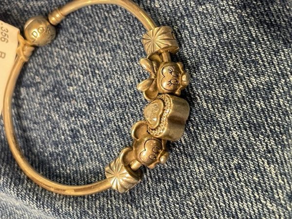 Bracciale Pandora Minnie Topolino Cuore Strass - immagine 3