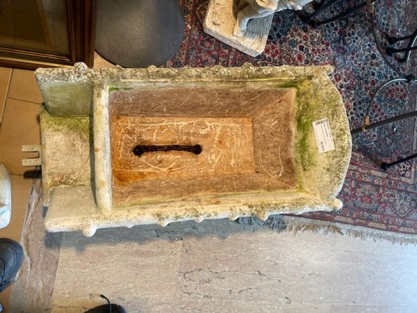 Carretto Porta Vaso Pietra
