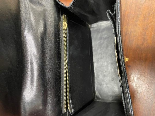 Borsa A Mano Piccola Nera In Pelle - immagine 5