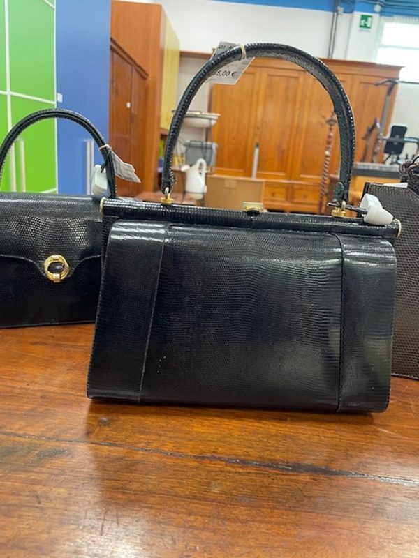 Borsa Media In Pelle Nera