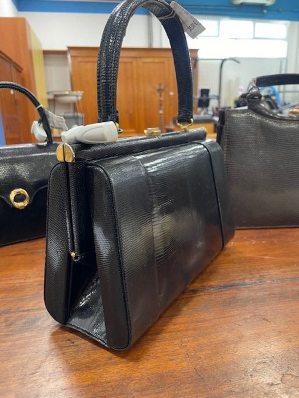 Borsa Media In Pelle Nera - immagine 4