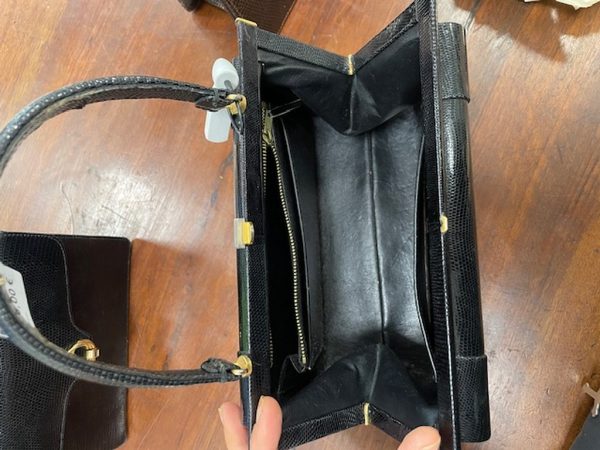 Borsa Media In Pelle Nera - immagine 5