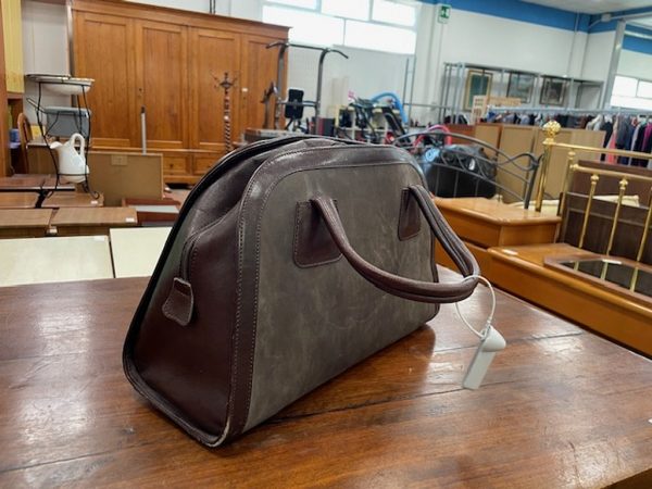 Borsa In Pelle Marrone A Braccio - immagine 4