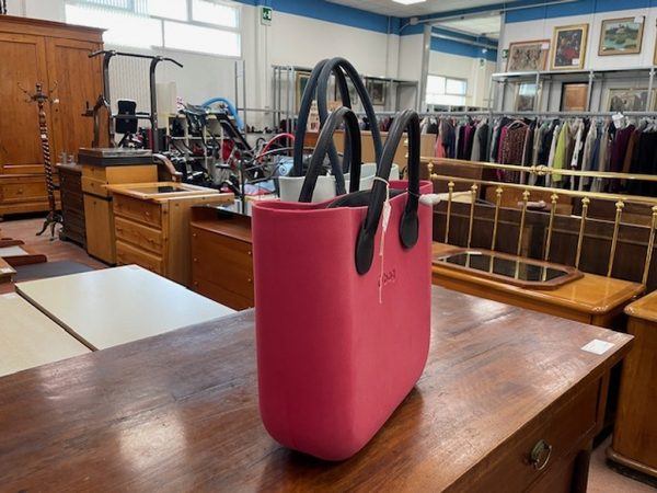 Borsa Rosso Fragola Nero O Bag - immagine 3