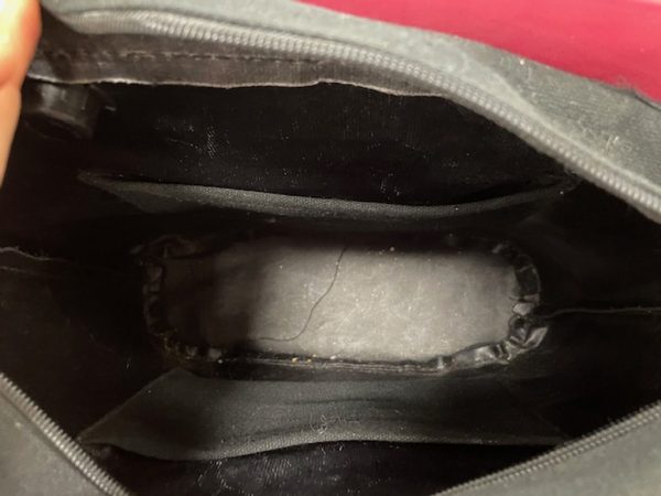 Borsa Rosso Fragola Nero O Bag - immagine 4