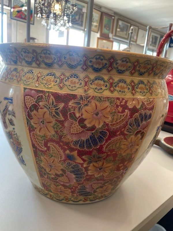 Sottovaso Cinese Decori Fiori - immagine 4