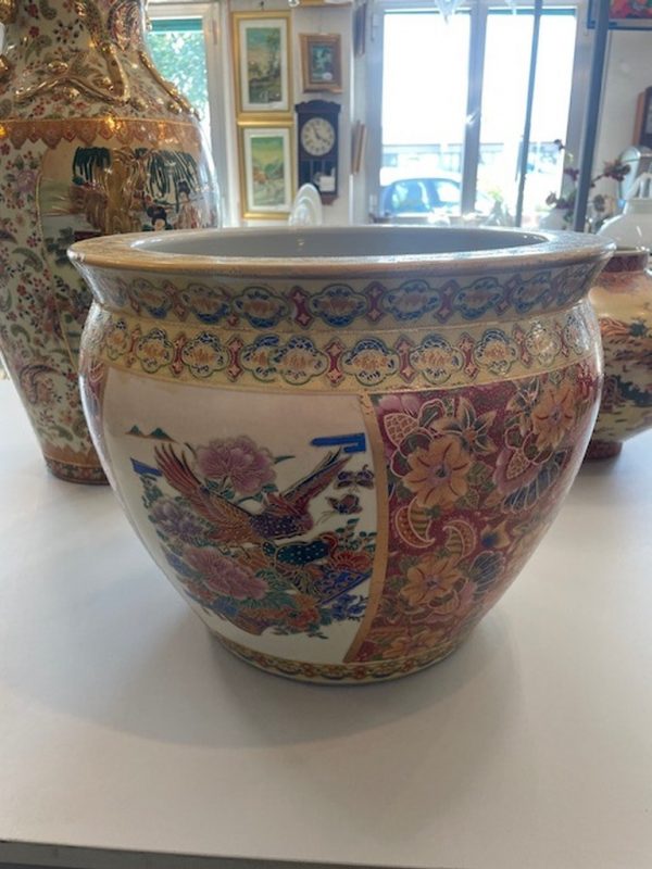 Sottovaso Cinese Decori Fiori - immagine 5