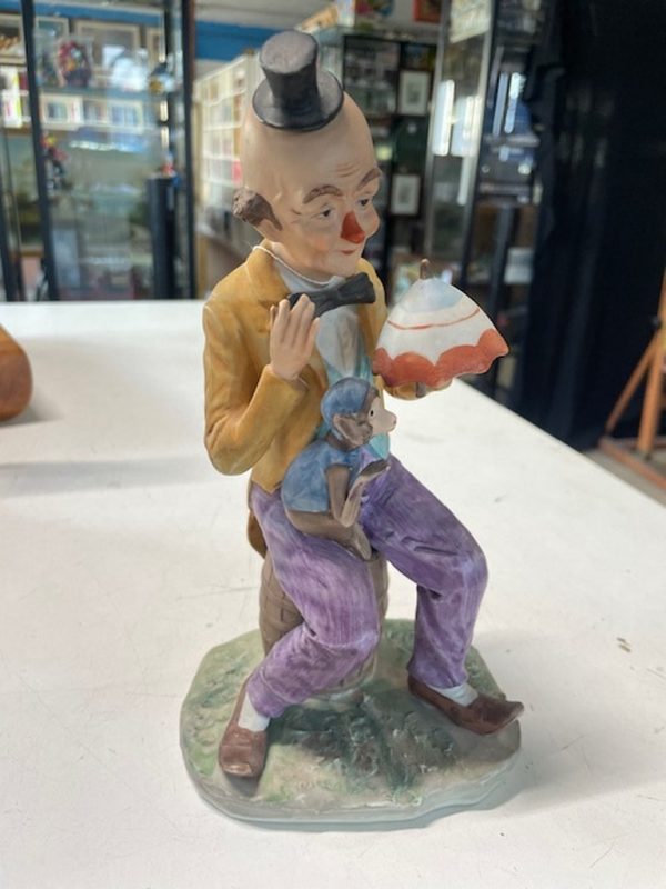 Statuetta Uomo Con Scimpazè Pucci