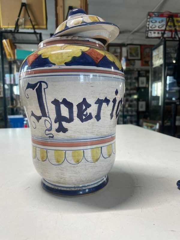 Vaso Farmacia Maiolica Iperico 2 Pz - immagine 2