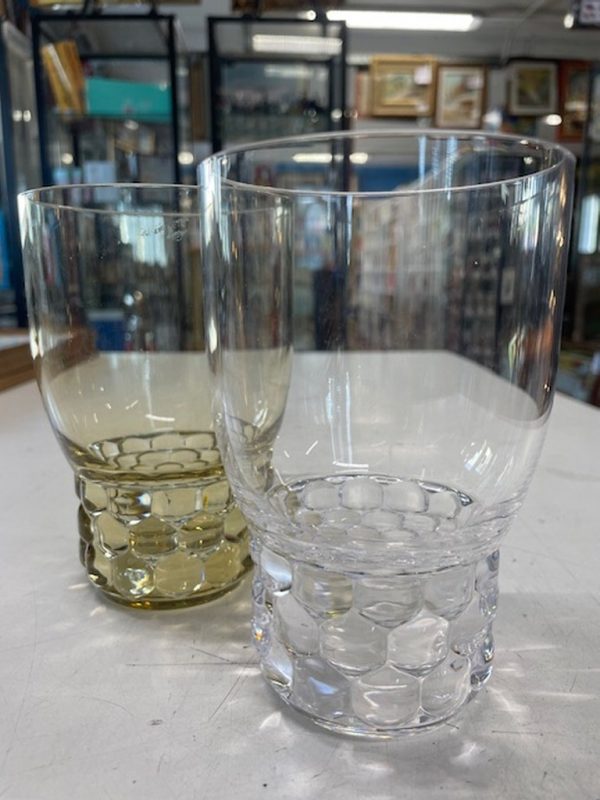 Bicchiere Bianco Giallo Kartell 2pz - immagine 3