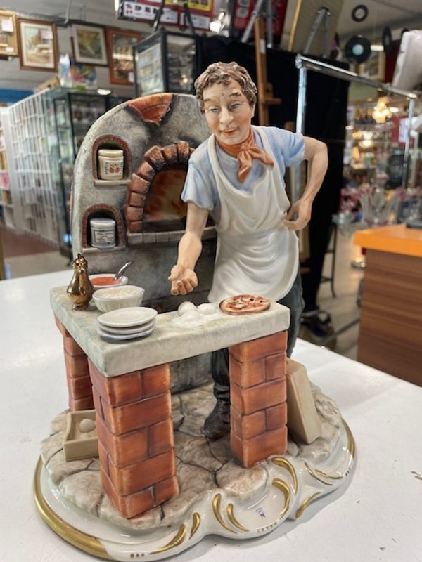 Statua Capidimonte Pizzaiolo No Pala