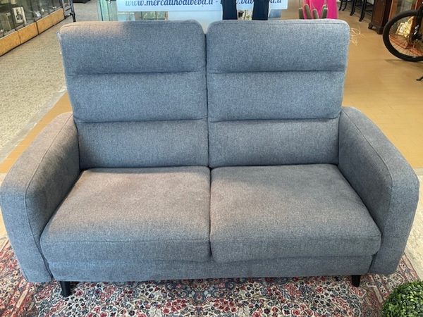 Divano 2 Posti Grigio Scuro