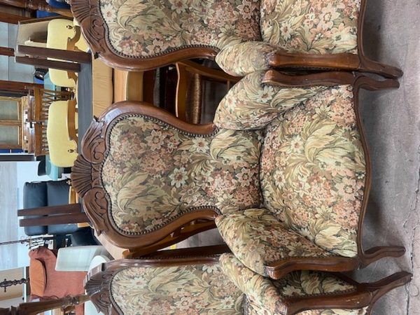 Divano Vintage Con 2 Poltrone - immagine 3