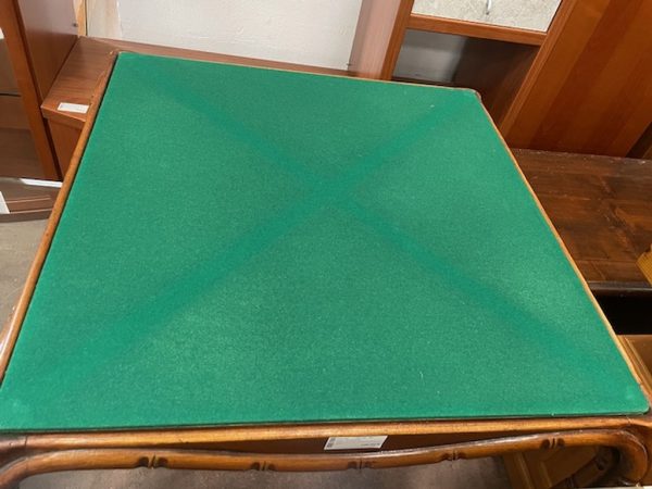 TAVOLO QUADRATO RIPIANO GIREVOLE VERDE - immagine 2