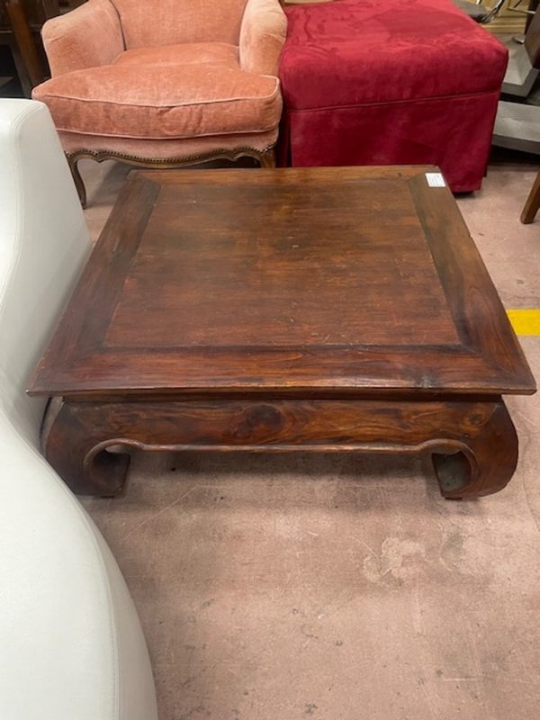 Tavolo Etnico Legno Marrone - immagine 2