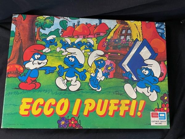 Gioco Vintage Ecco I Puffi