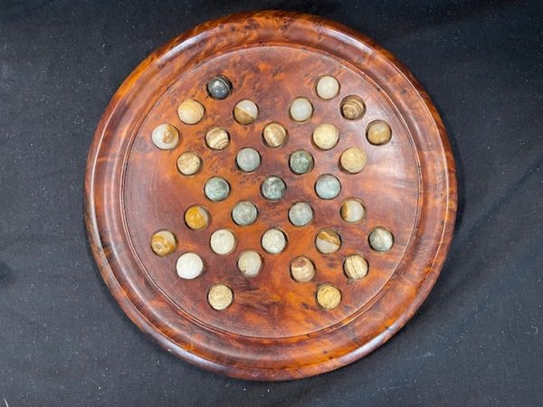 Gioco Da Tavolo Solitario Legno Palline