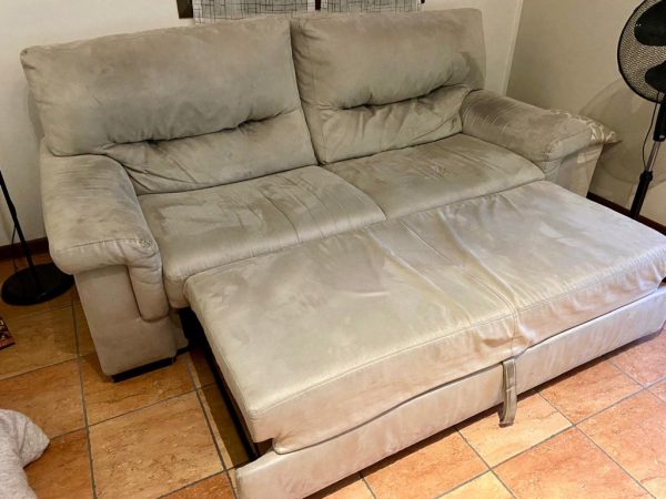 Divano Divano Letto Grigio - immagine 2